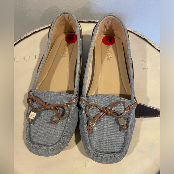 Michael Kors denim loafers size 6 - Picture 2 of 12